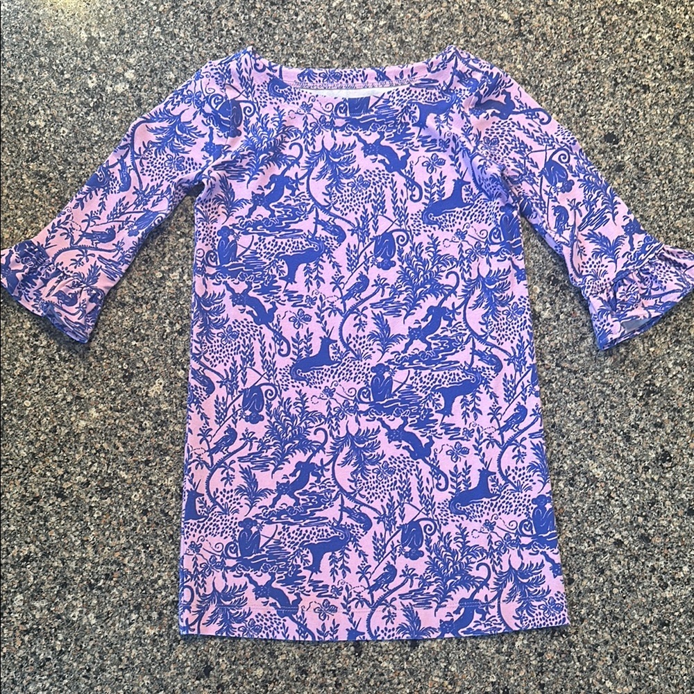 Lilly Pulitzer Blue and Pink Dress